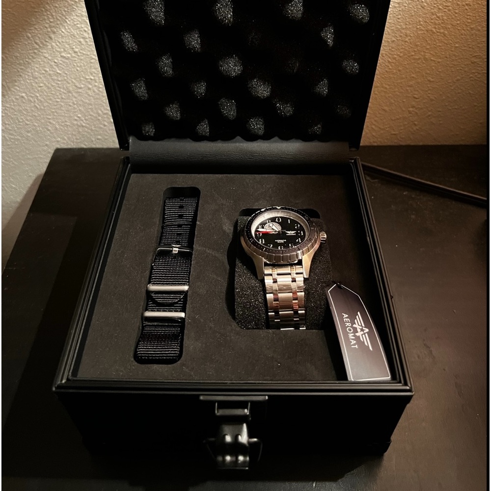 Men’s Aeromat Beluga Panda Watch